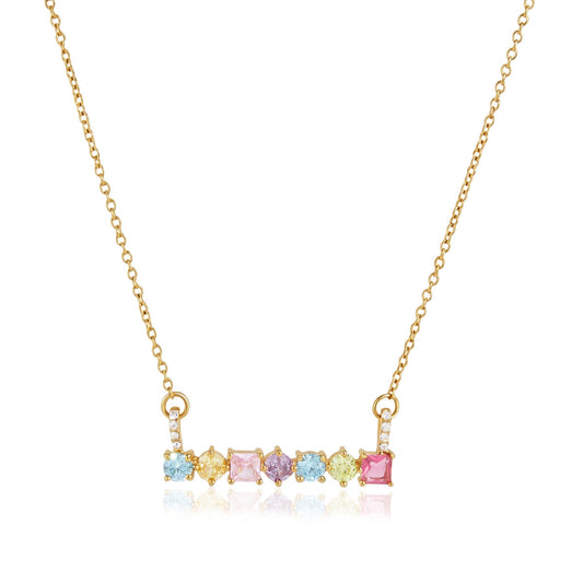 Marea Prism Row Necklace