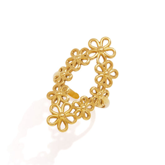 Marisol Petal Lacework Ring