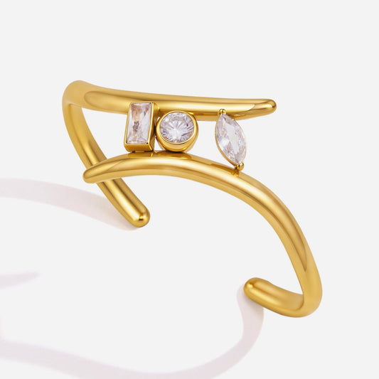 Marea Crossover Cuff Bracelet