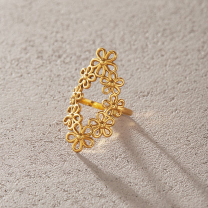 Marisol Petal Lacework Ring