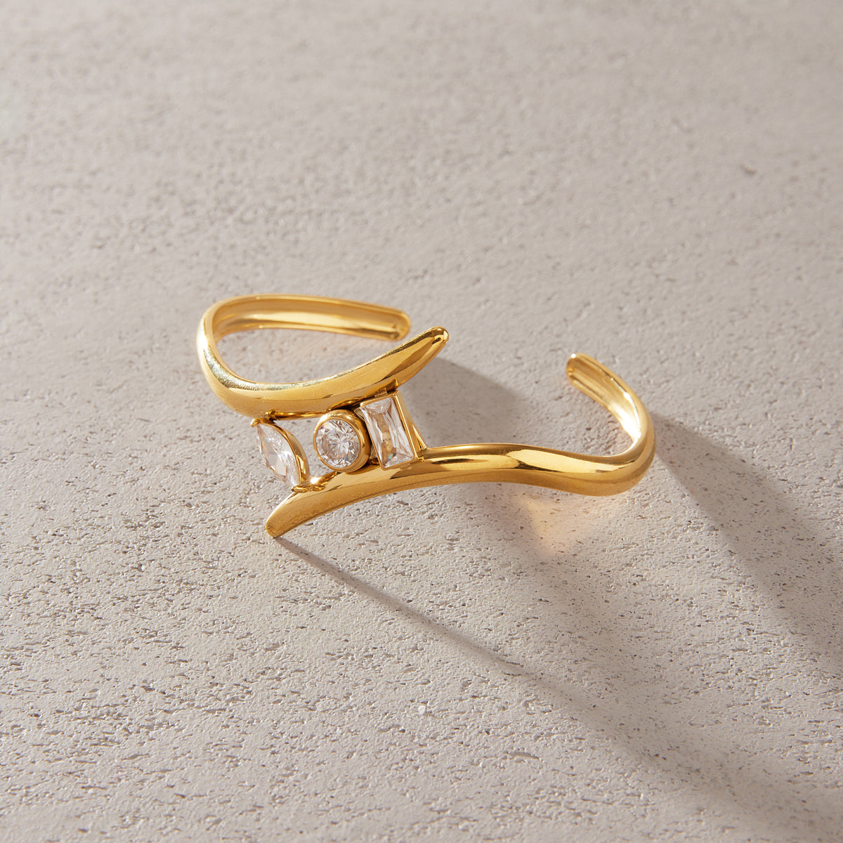 Marea Crossover Cuff Bracelet