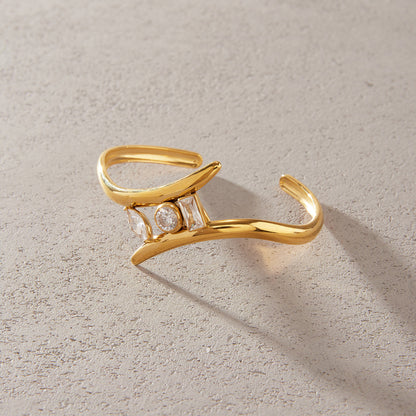 Marea Crossover Cuff Bracelet