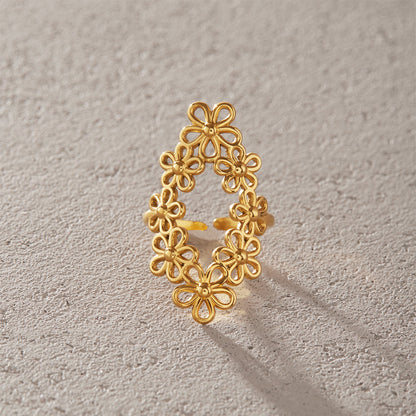 Marisol Petal Lacework Ring