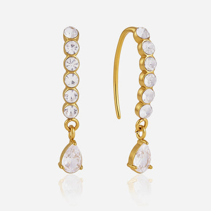 Marea Cascading Crystal Earrings