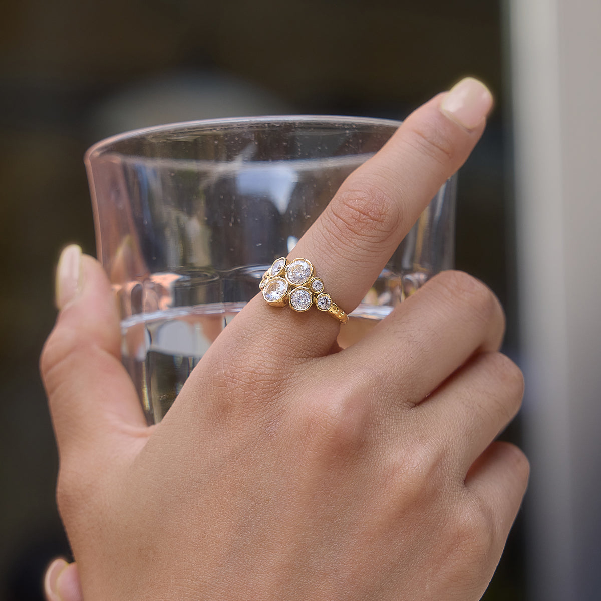 Ionian Scattered Stone Ring
