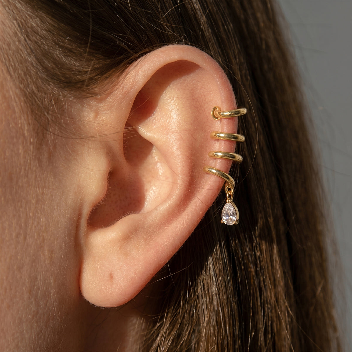 Calanque Coiled Drop Earrings