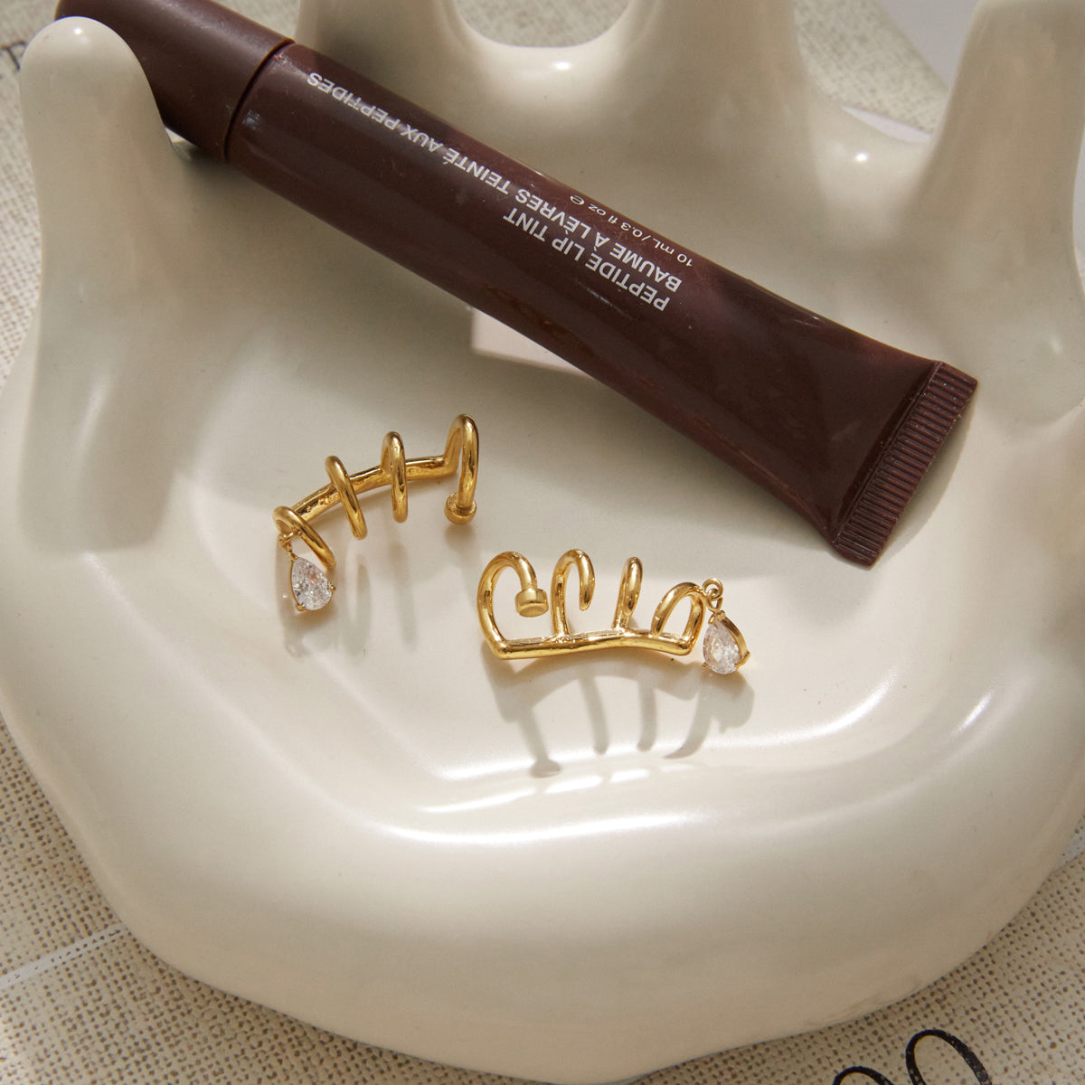 Calanque Coiled Drop Earrings