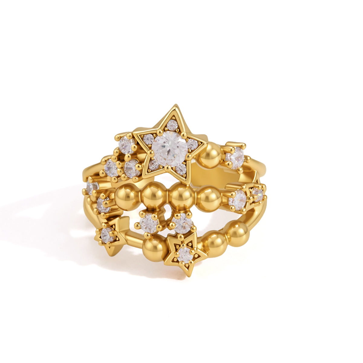Tidelight Starburst Orb Ring