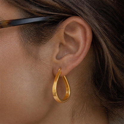 Calanque Ribbon Loop Earrings