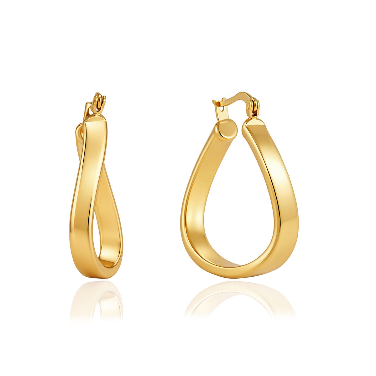 Calanque Ribbon Loop Earrings