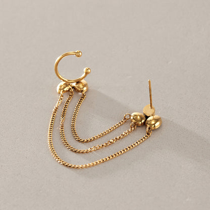 Marea Cascading Link Cuff Earrings