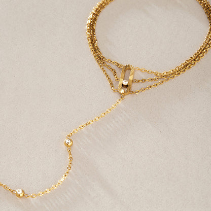 Marea Trio Chain Handpiece Bracelet