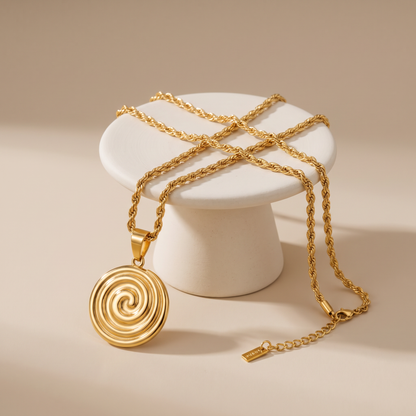 Asea Breaker Pendant Necklace — angle