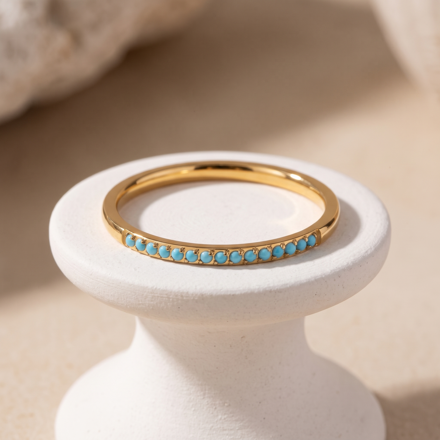 Asea Dainty Turquoise Ring — angle