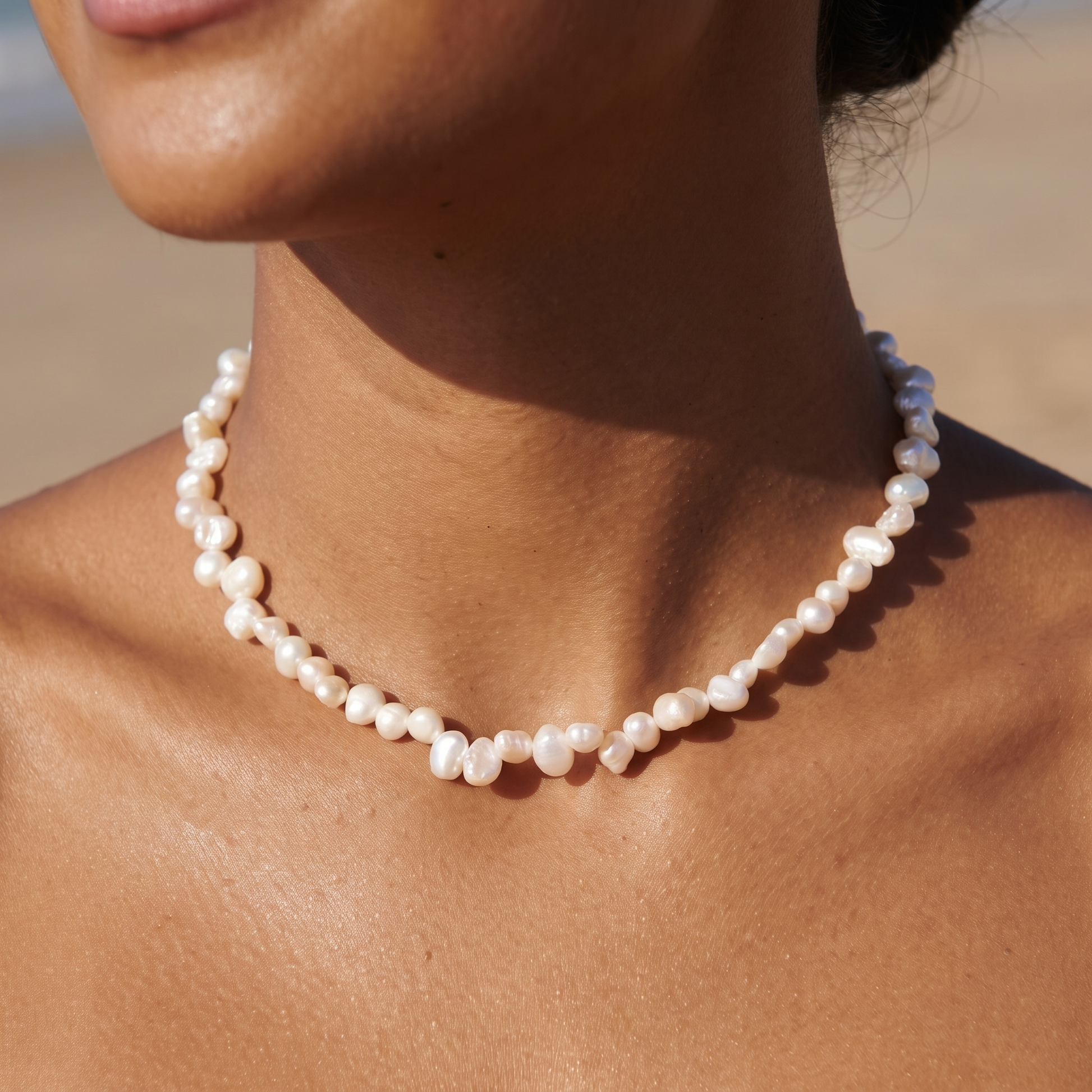 Asea Sunchaser Pearl Choker — worn by model