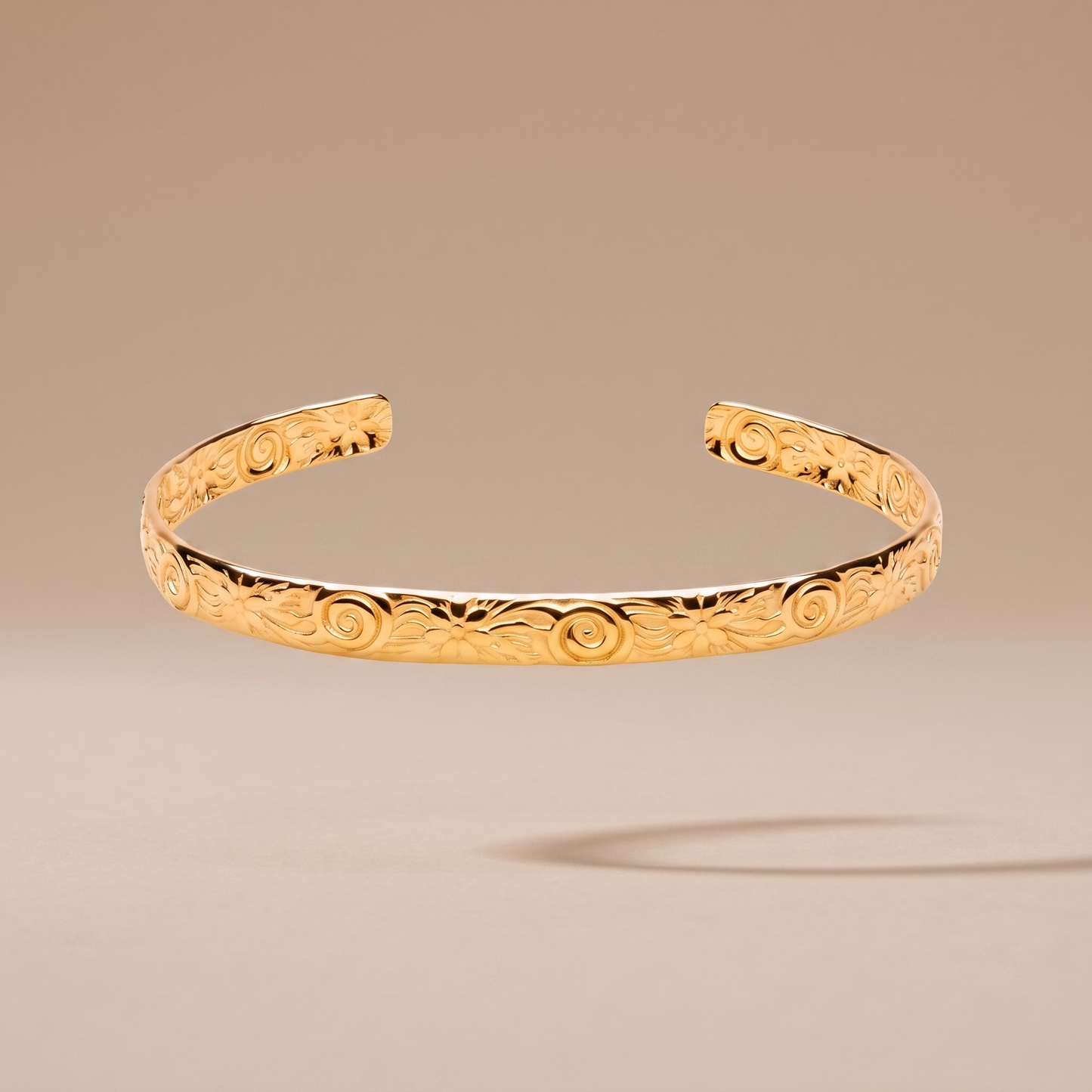 Asea Petal Bloom Cuff — front view