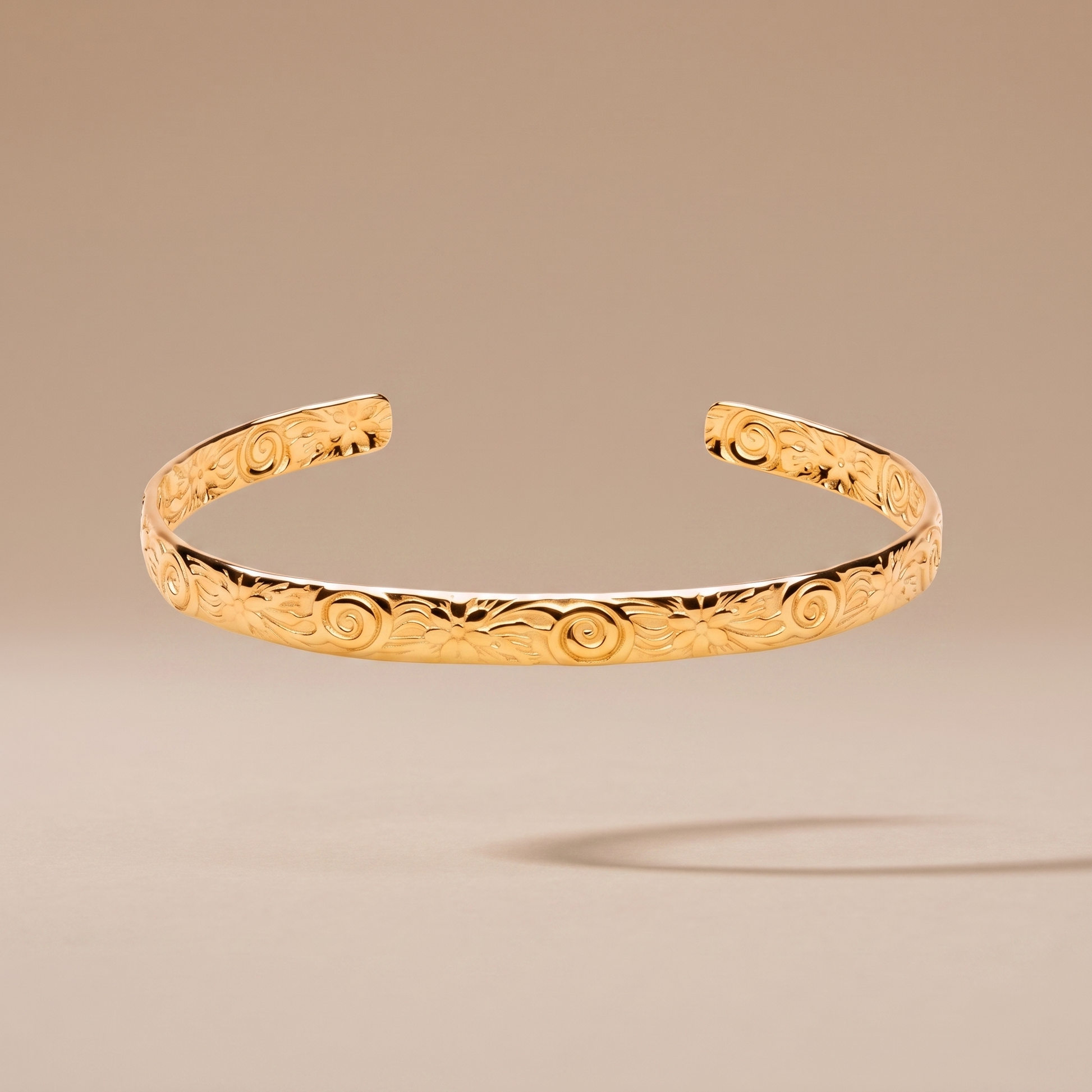 Asea Petal Bloom Cuff — front view