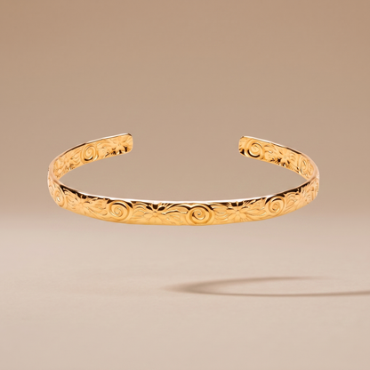 Asea Petal Bloom Cuff — front view