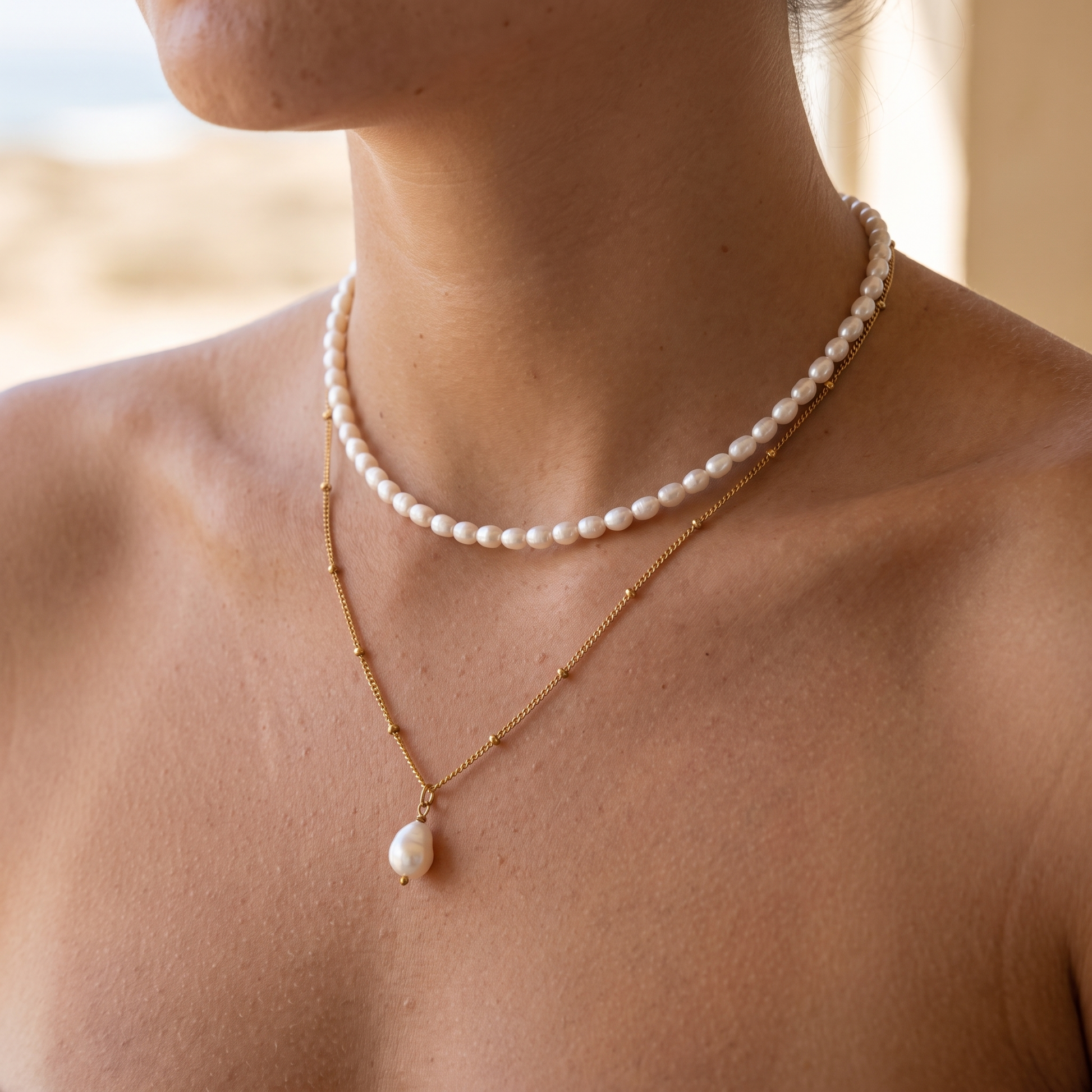 Asea Aloha Pearl Bundle — worn by model