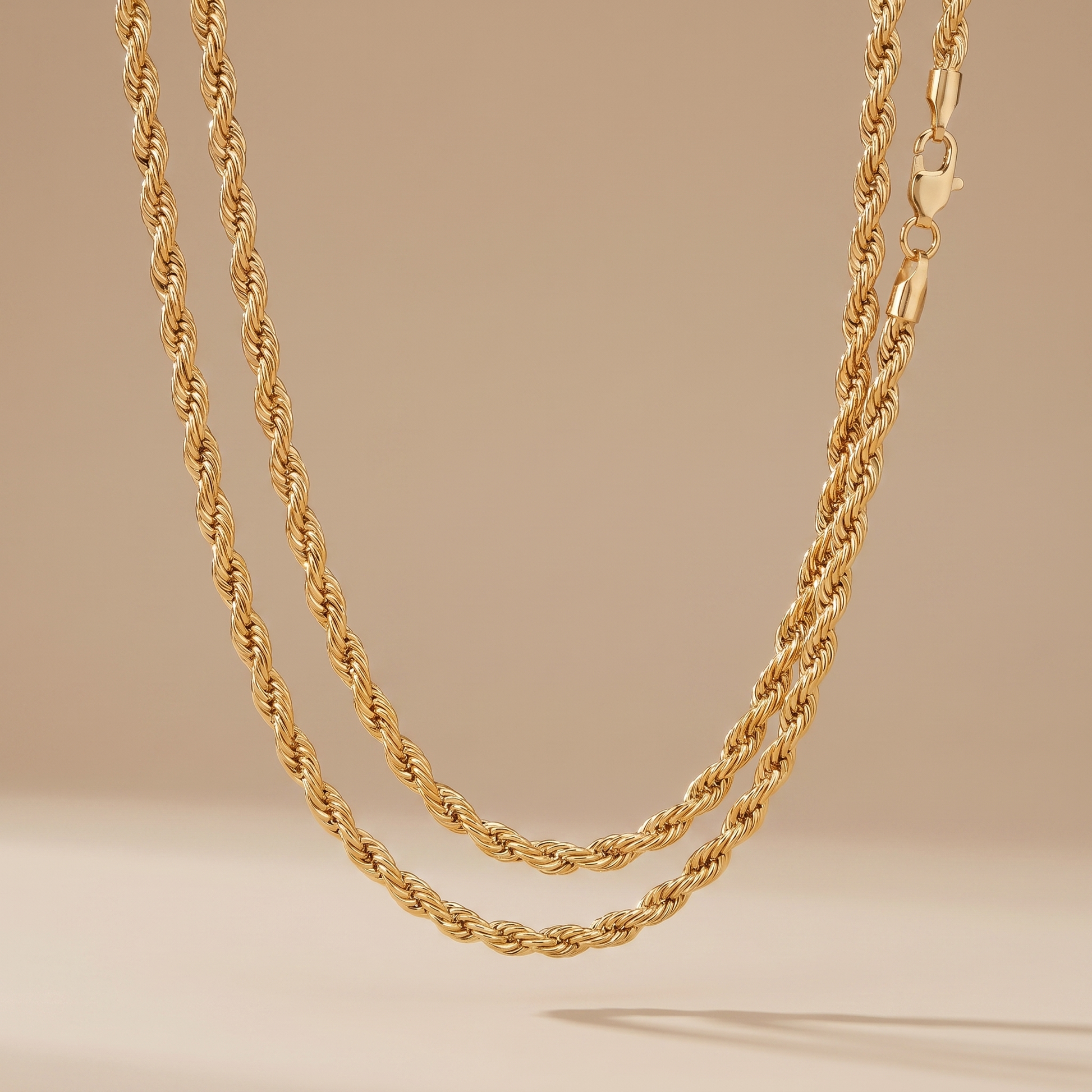 Asea Sagres Twisted Rope Necklace — front view
