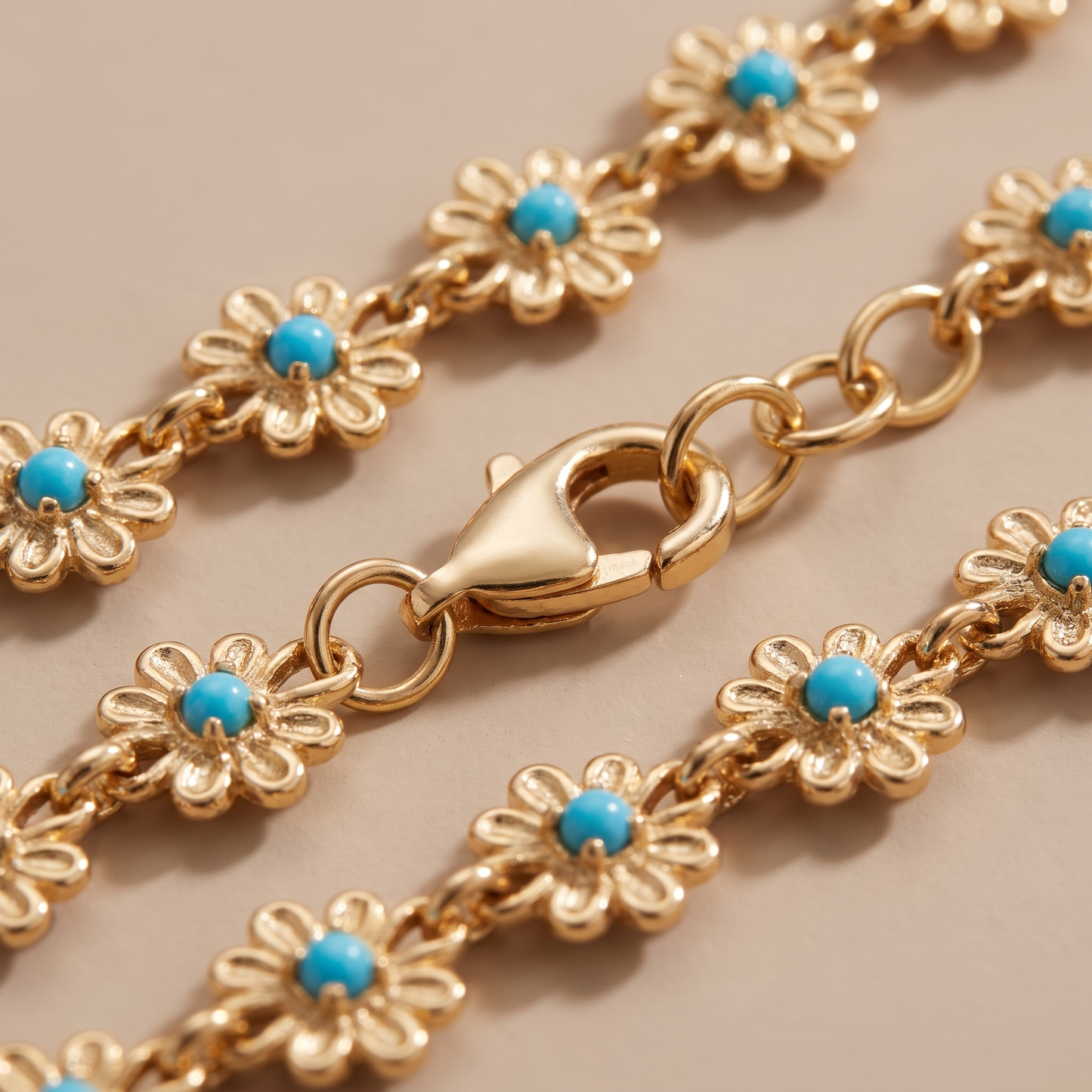 Asea Daisy Bloom Necklace — close-up detail
