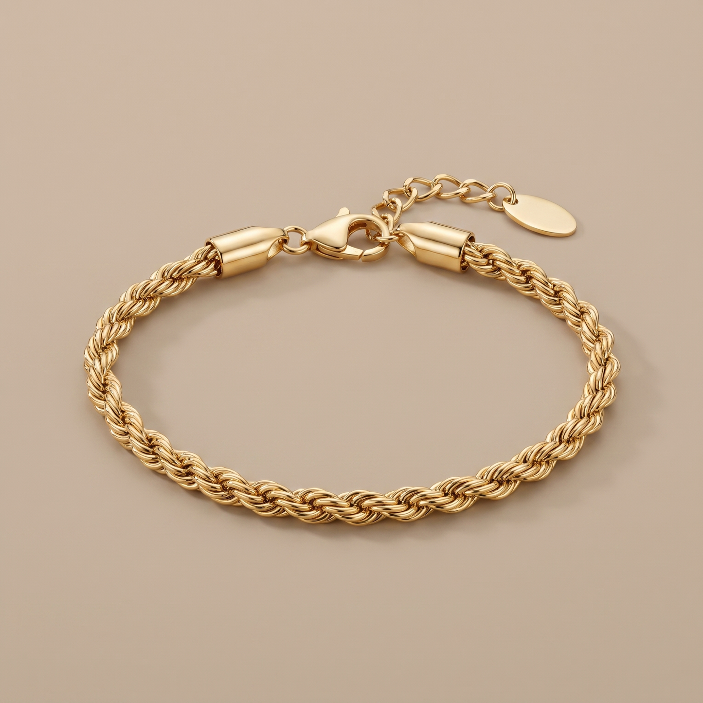 Asea Sagres Twisted Rope Bracelet — 14K Gold Color