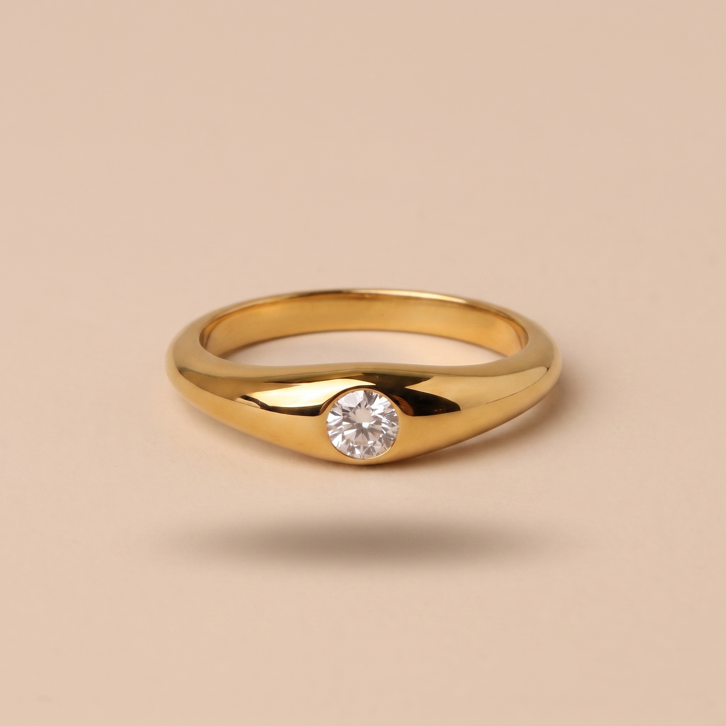 Asea Nova Moissanite Ring — front view