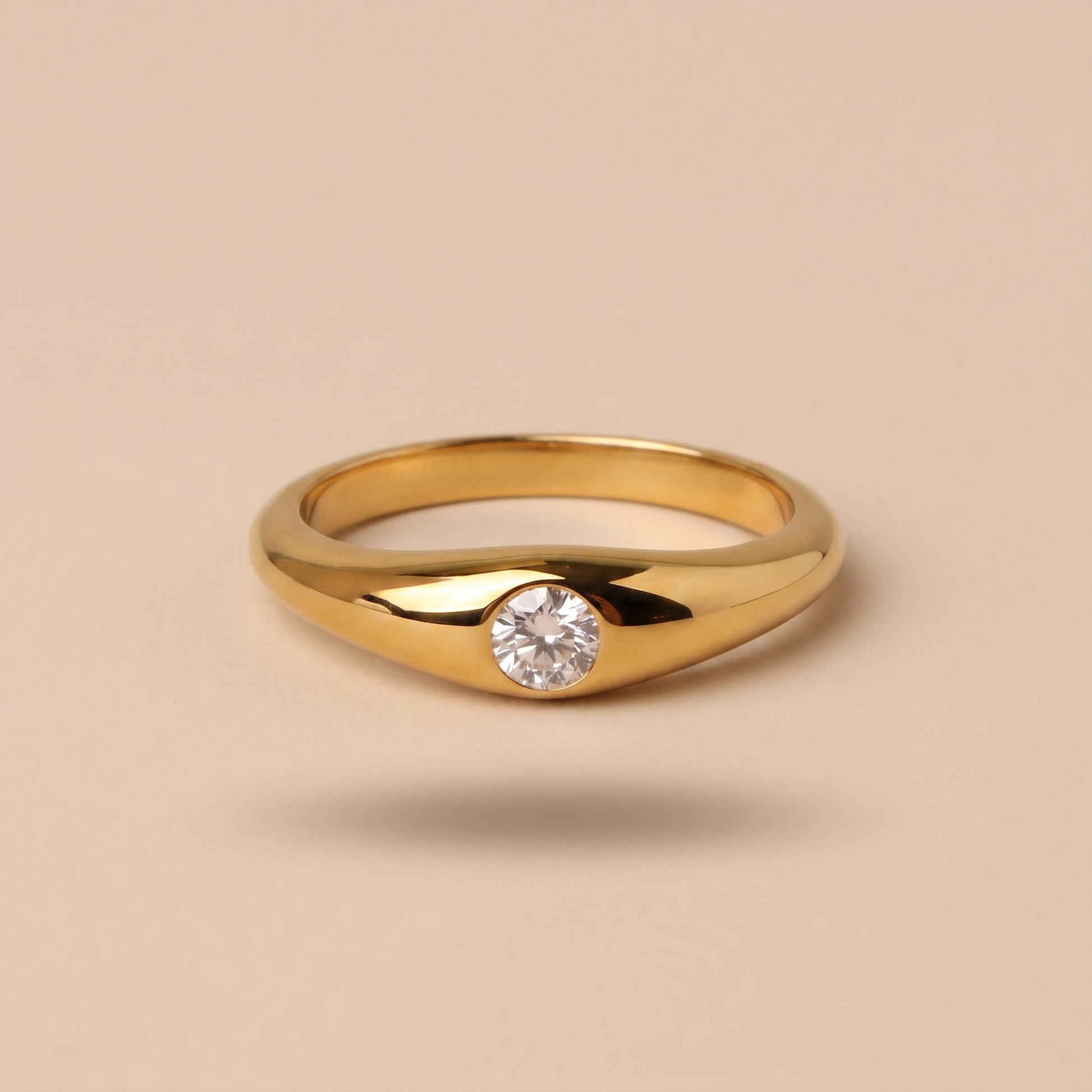 Asea Nova Moissanite Ring — front view