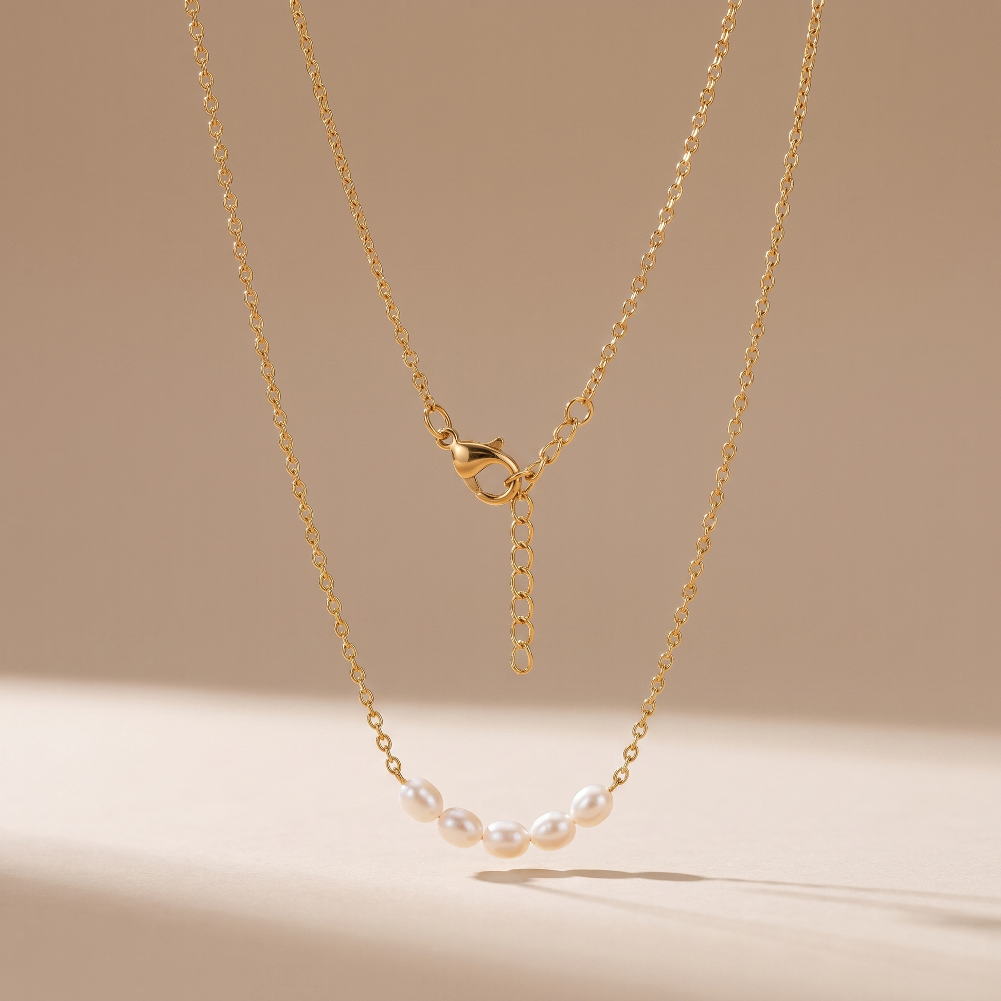 Asea Fine Freshwater Pearl Necklace — front view