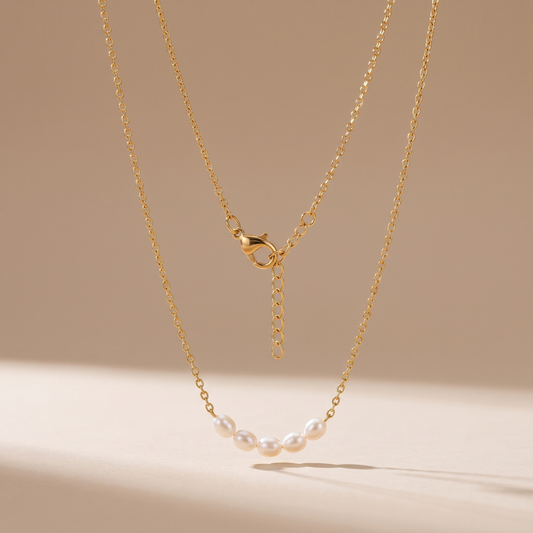 Asea Fine Freshwater Pearl Necklace — front view
