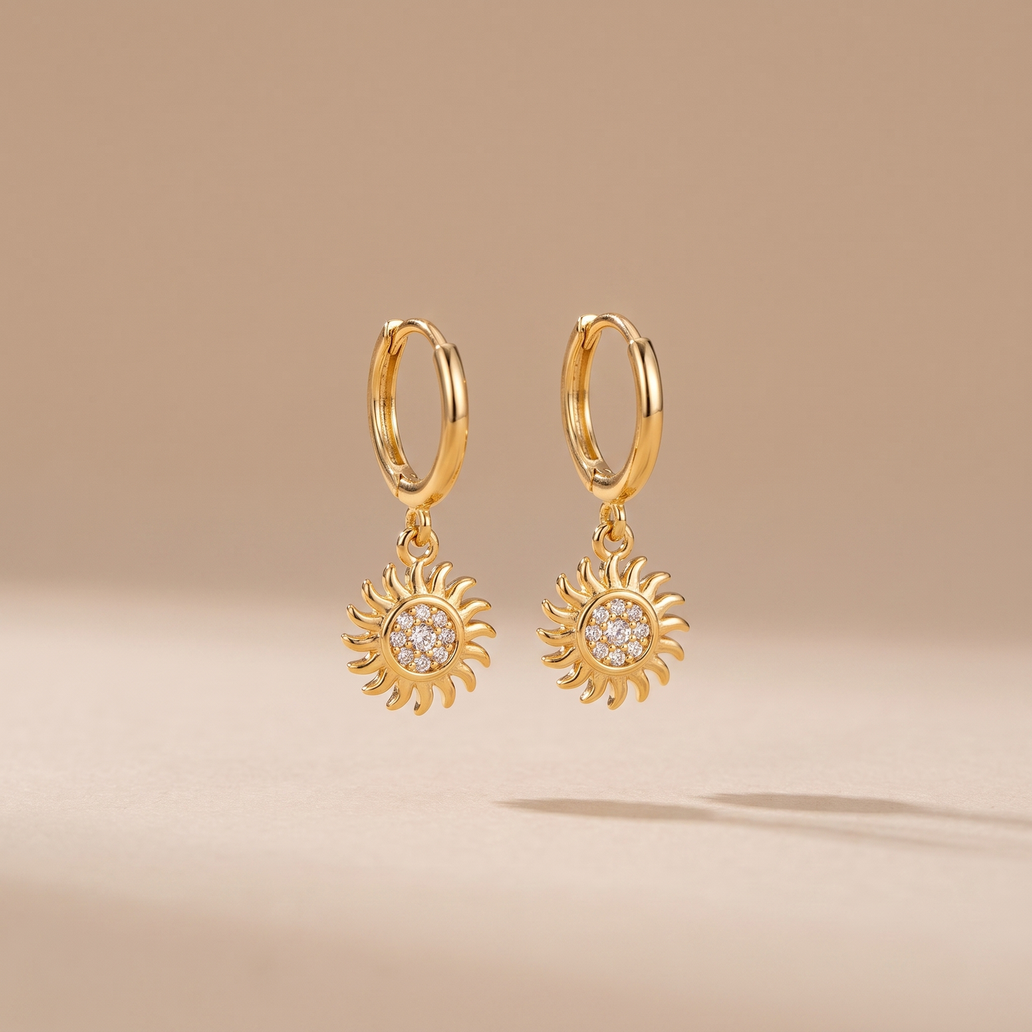 Asea Daybreak Sun Hoops — front view