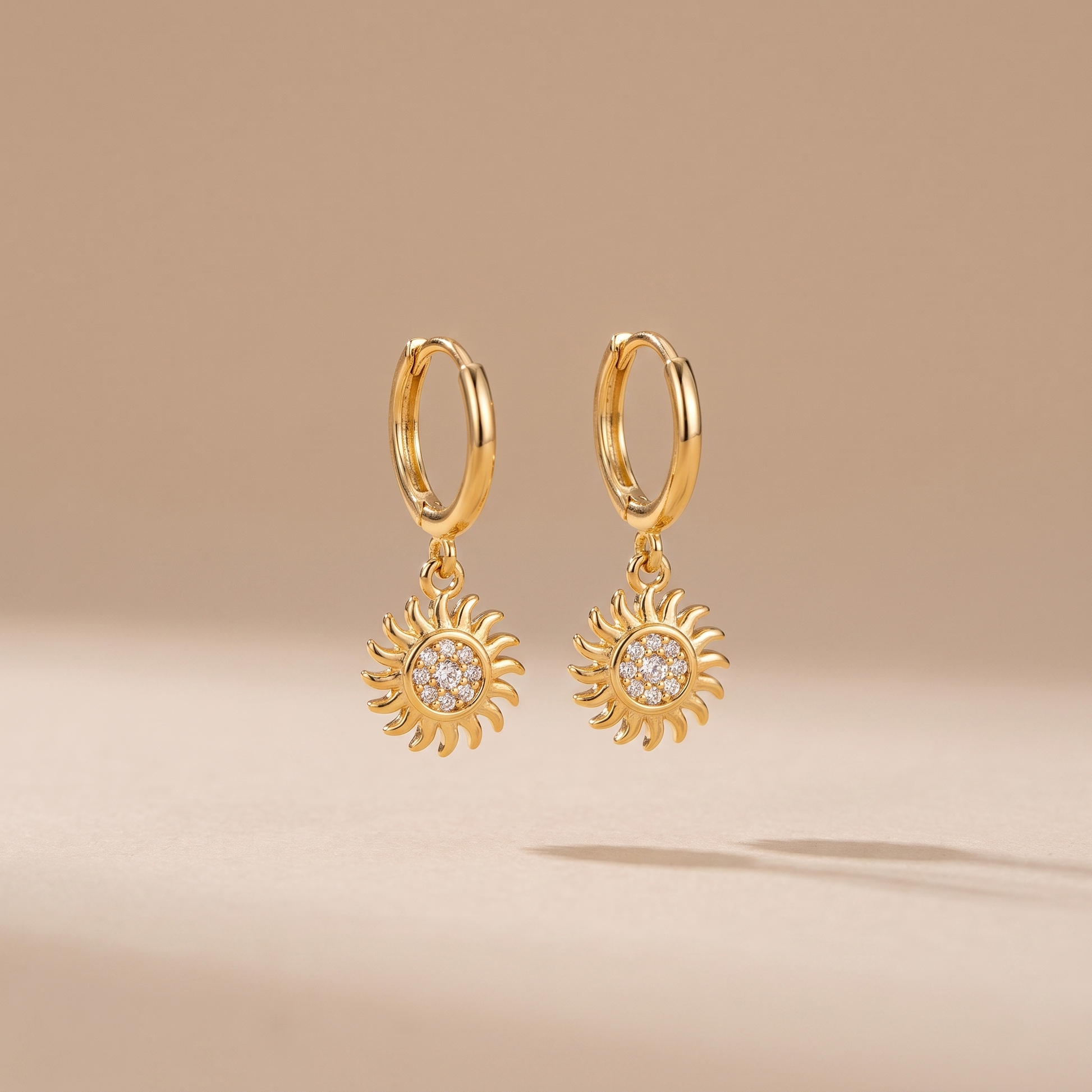 Asea Daybreak Sun Hoops — front view