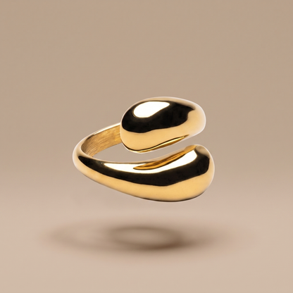 Asea Twisted Duo Ring — front view