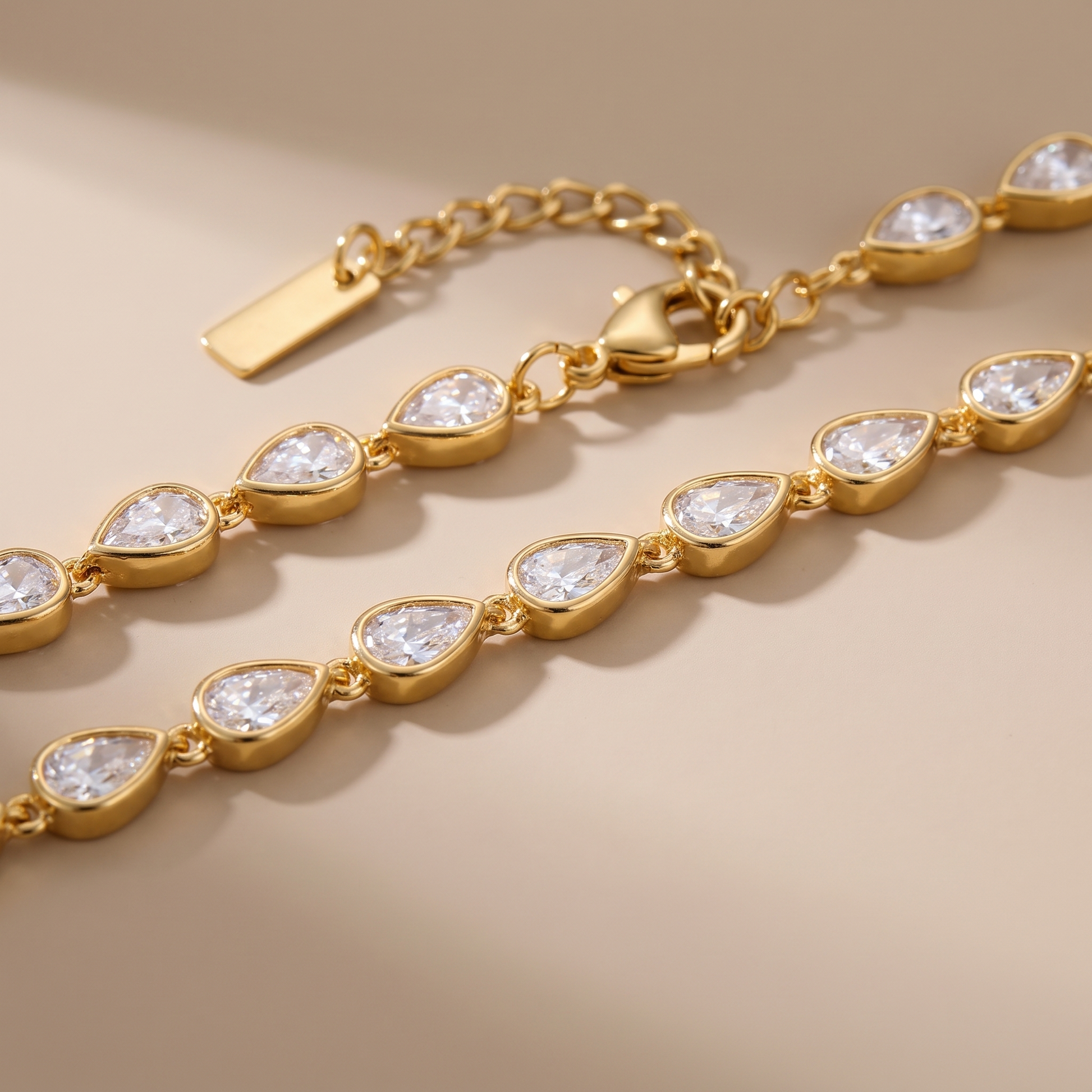 Asea Solara Zircon Necklace — close-up detail