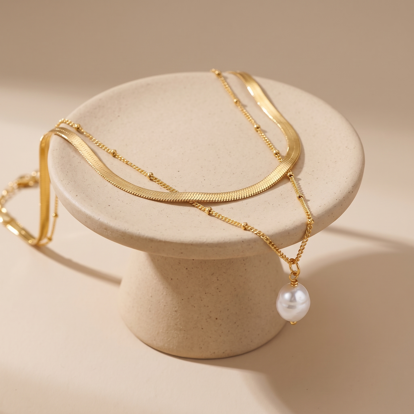 Asea High Shine Jewellery Set — angle