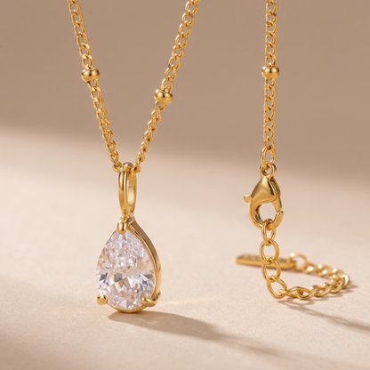 Asea Nova Teardrop Necklace — close-up detail