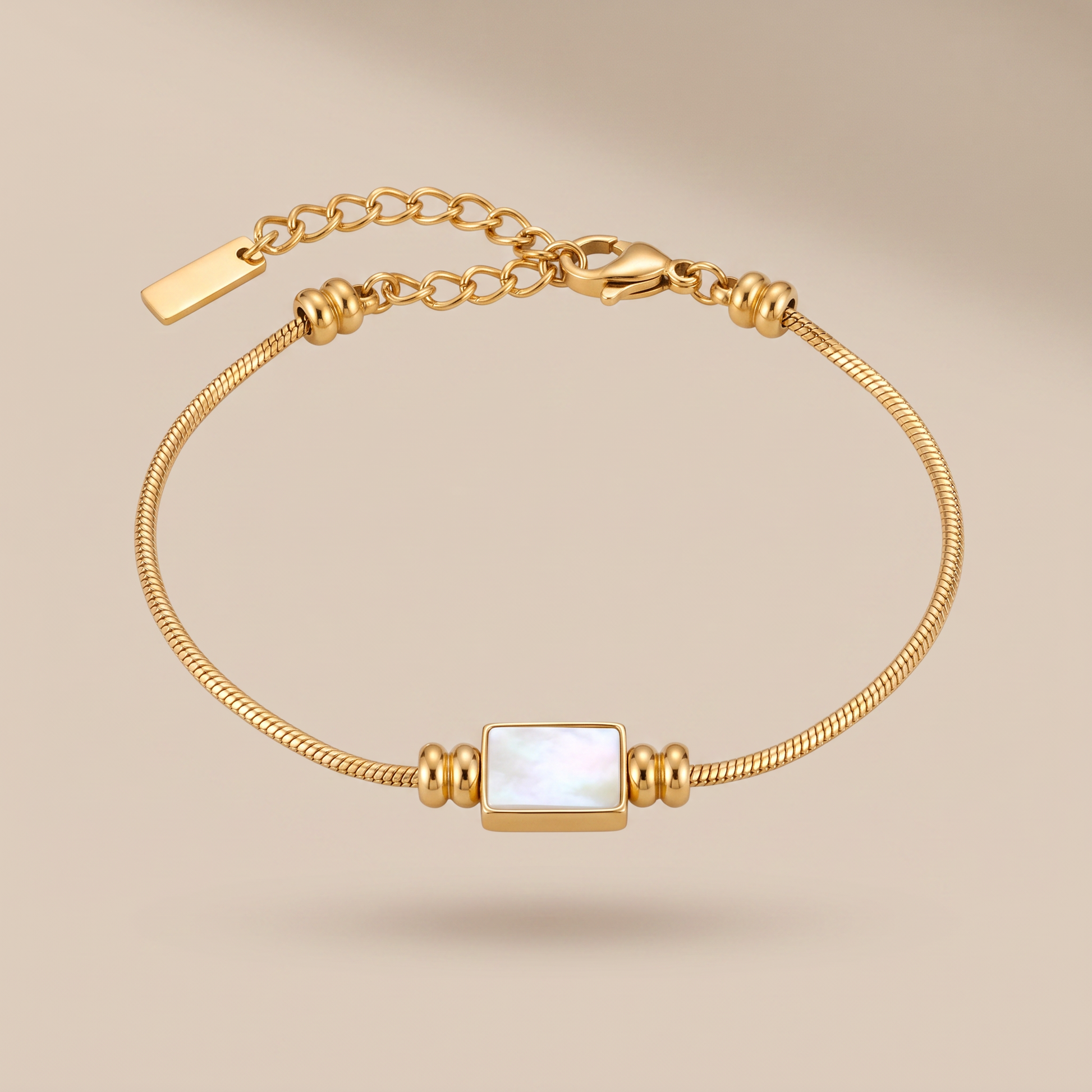 Asea Lunara Mother of Pearl Bracelet — front view