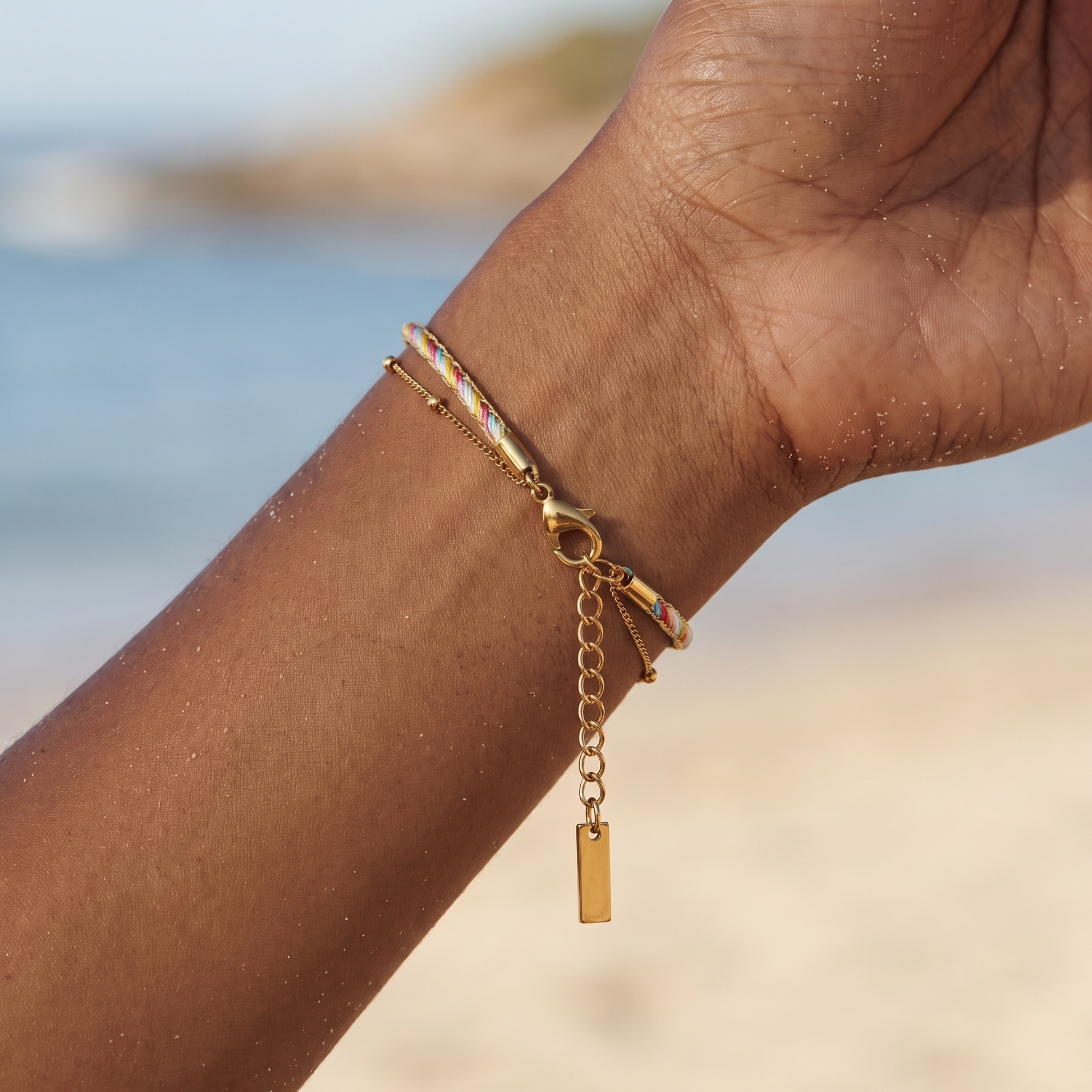 Asea Havana Layered Bracelet — worn by model