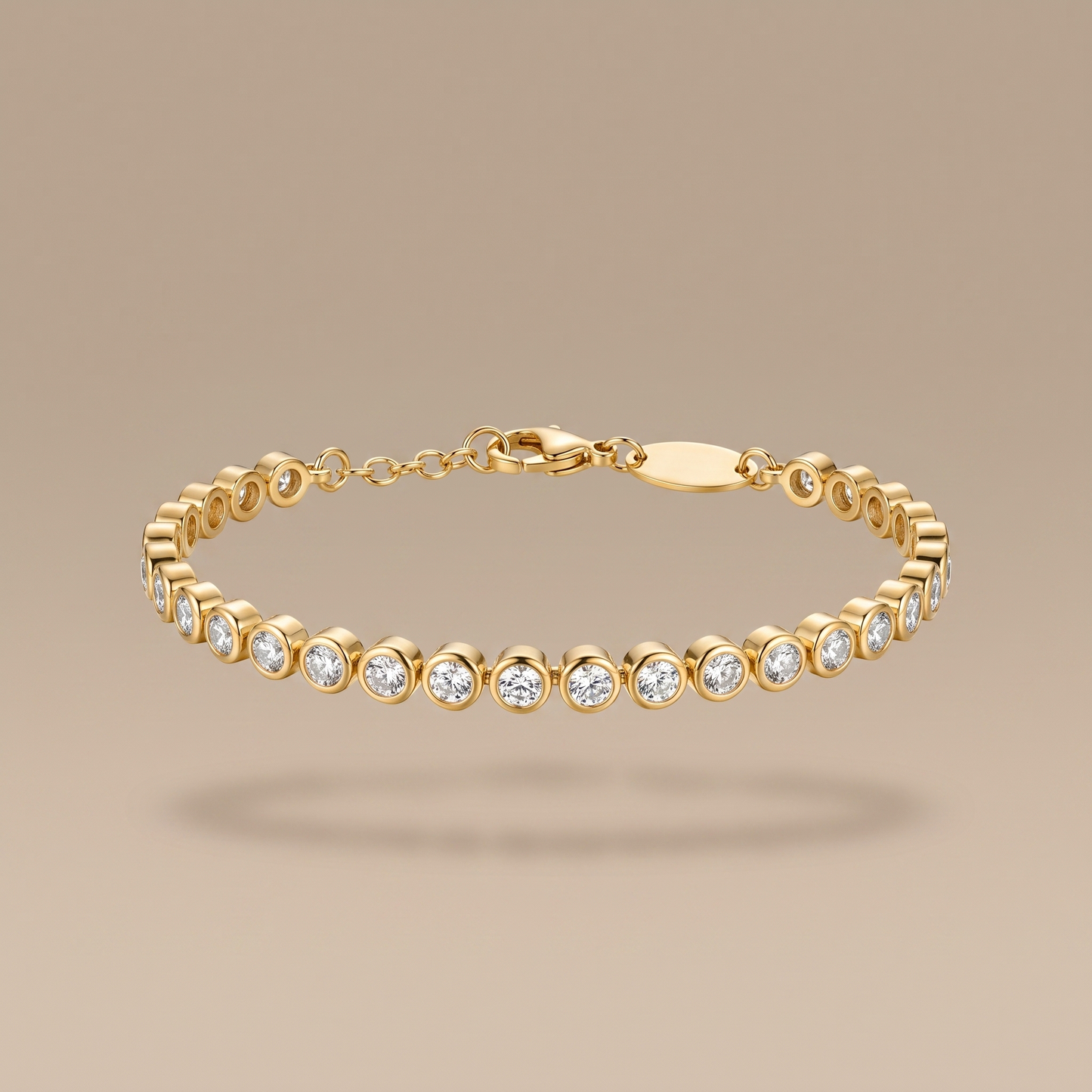 Asea Zircon Tennis Bracelet — front view