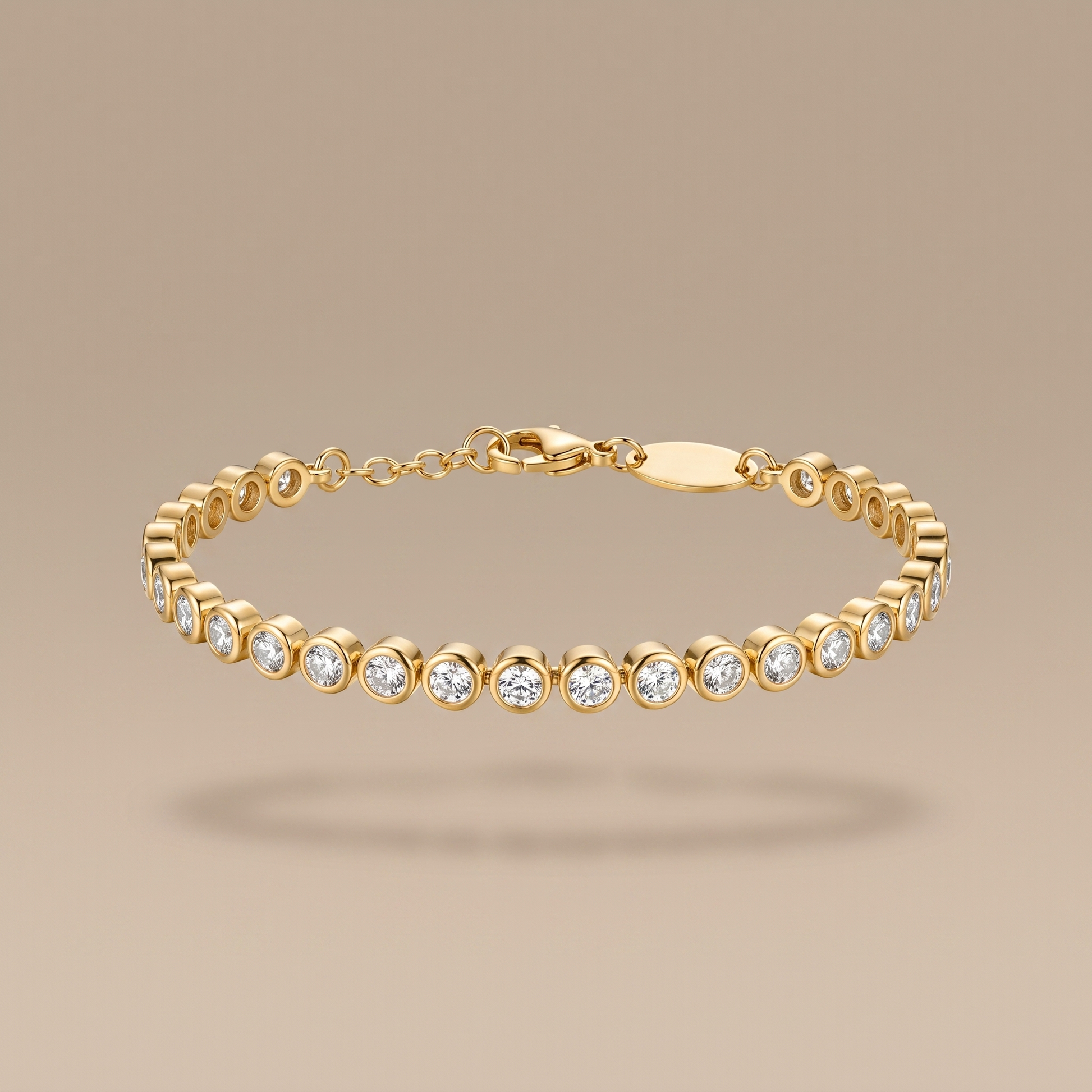 Asea Zircon Tennis Bracelet — front view