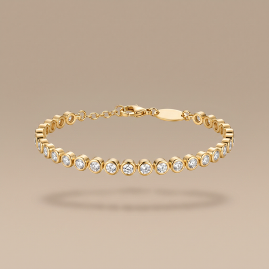 Asea Zircon Tennis Bracelet — front view