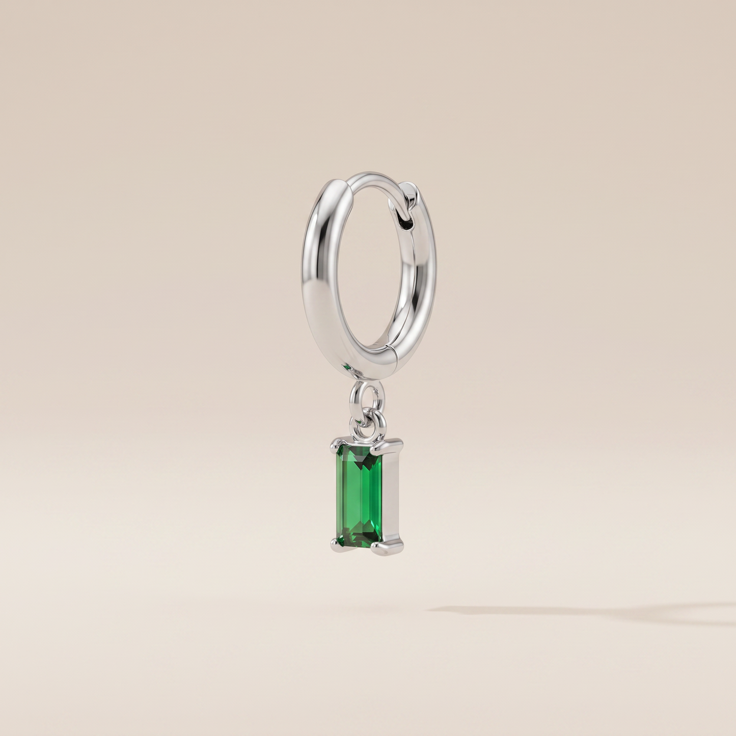 Asea Sea Sparkle Hoop Earrings — Silver Color