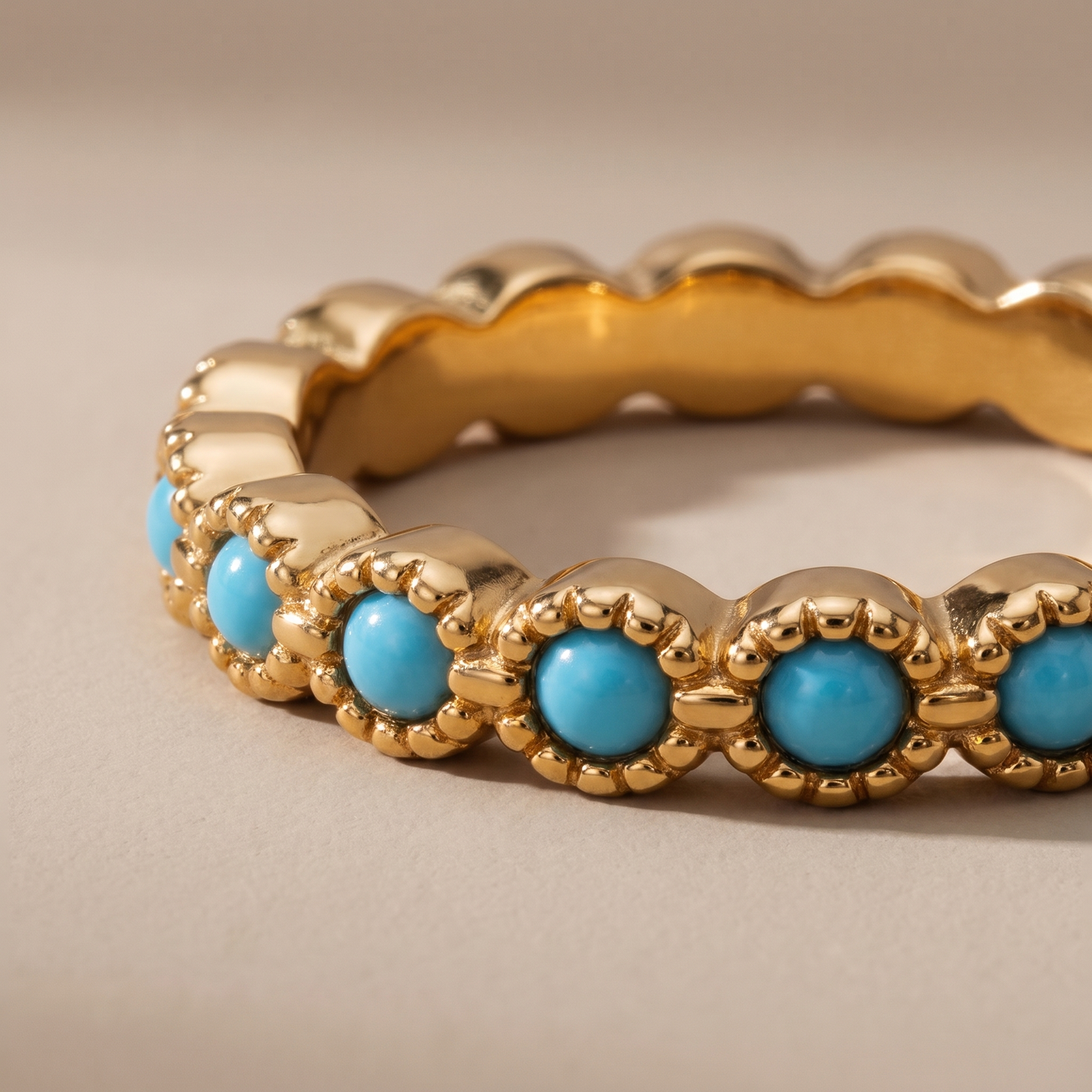 Asea Azure Turquoise Ring — close-up detail