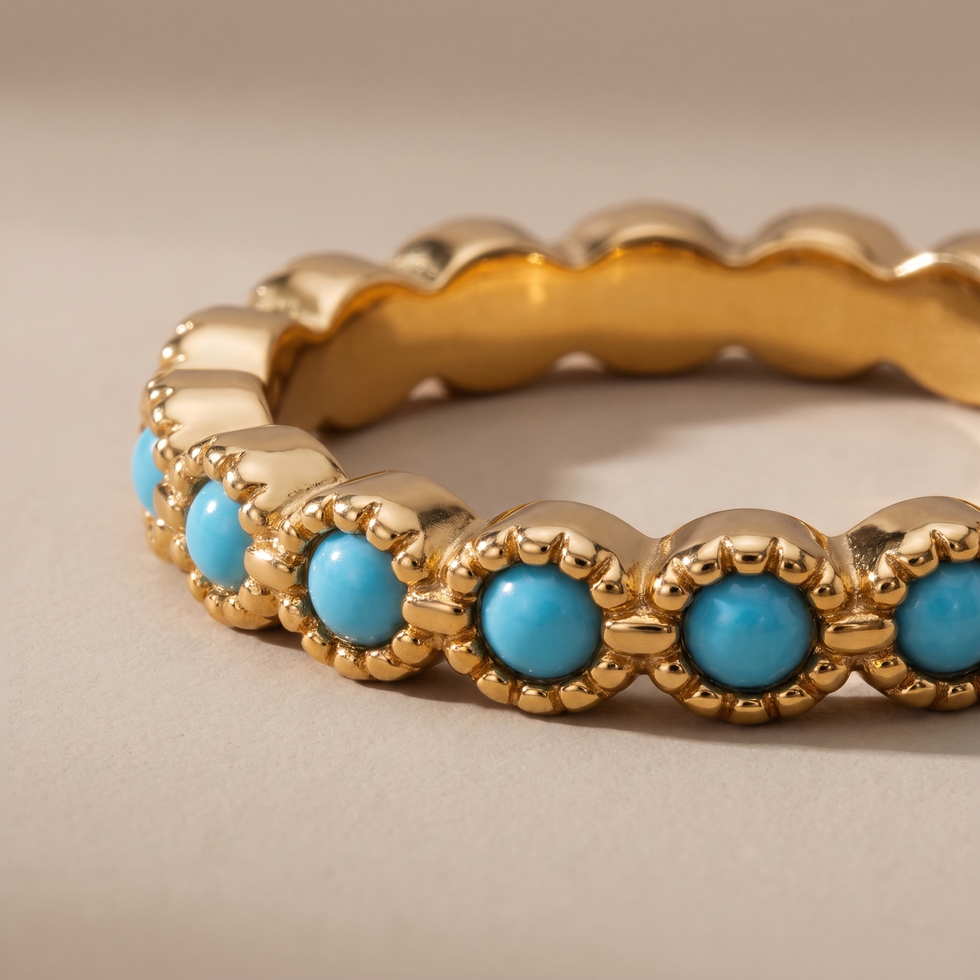 Asea Azure Turquoise Ring — close-up detail
