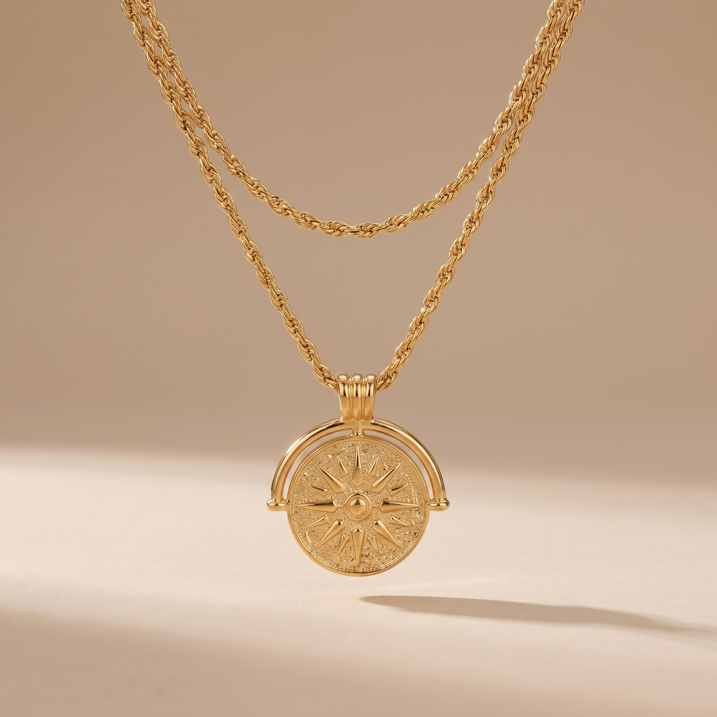 Asea Sundrenched Necklace Duo — front view