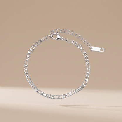 Asea Vernazza Figaro Chain Anklet — Silver Color