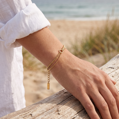 Asea Double Take Layered Bracelet — worn by model
