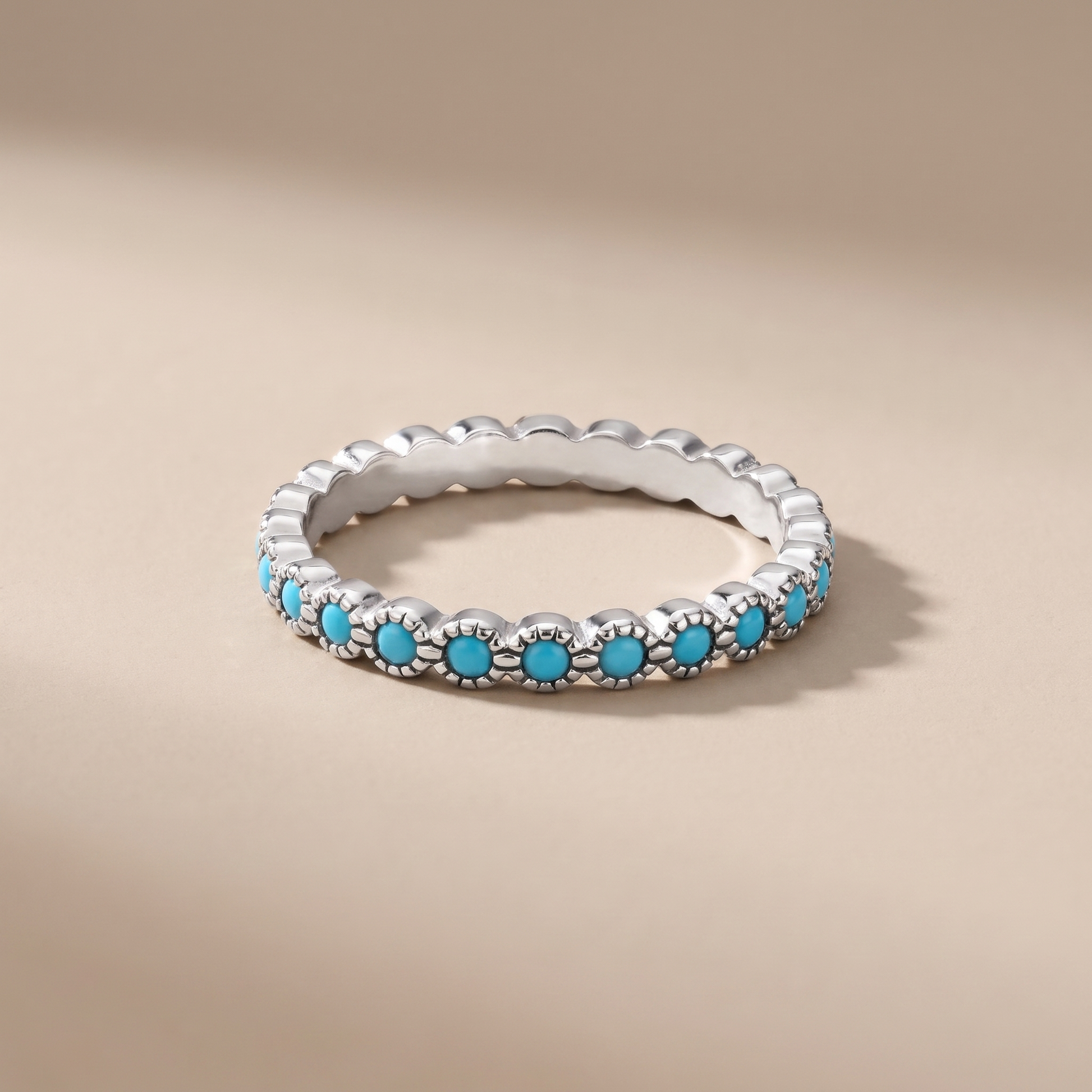Asea Azure Turquoise Ring — Silver color