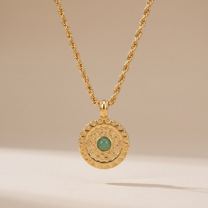 Asea Andean Sun Aventurine Necklace — front view