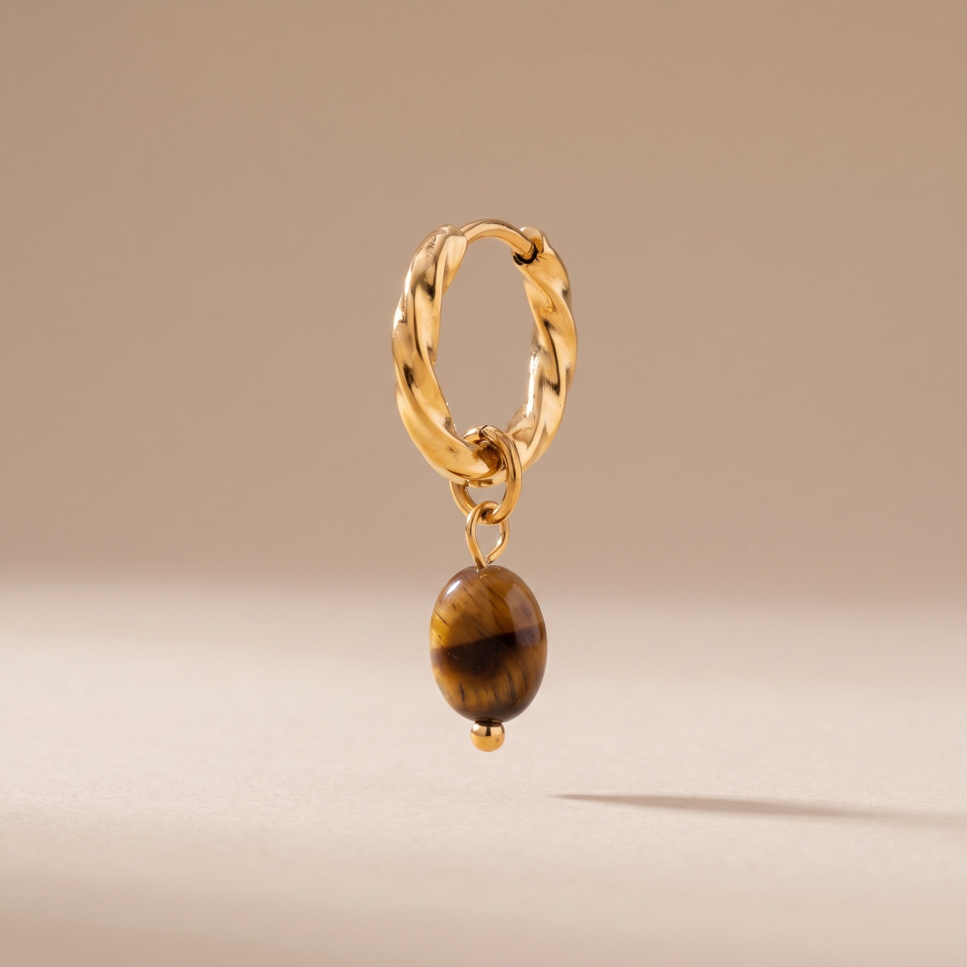 Asea Tiger Eye Drop Huggies — front view